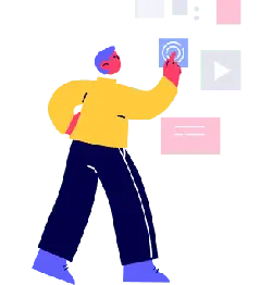 Man in Yellow Top - interaction - High Resolution PNG