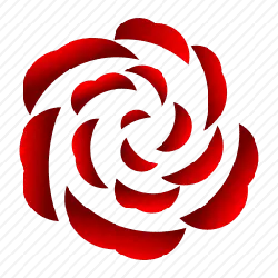 Rose - red - abstract - Transparent Layer PNG