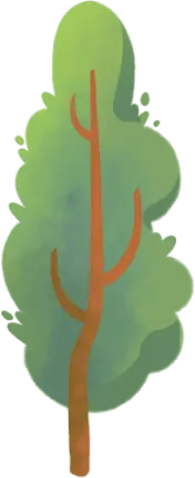 Cartoon Tree - simple - illustration - Free Download PNG