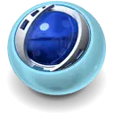 Blue Crystal Ball - high-tech - High Resolution PNG