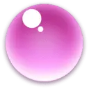 Pink Glowing Sphere - halo - High Resolution PNG