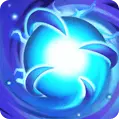 Blue Energy Vortex - glowing - PNG