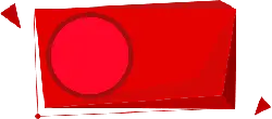 Red Rectangle - red - abstract art - Lossless PNG
