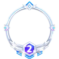 Number 2 Badge - gemstone - High Resolution PNG