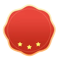 Red Badge - Designer's Pick PNG