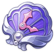 Shell Badge - pink - PNG Images