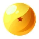 Gold Ball - shining - High Resolution PNG
