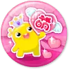 Hello Kitty - heart shape - Free PNG