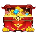 Treasure Chest - Lossless PNG - gold coins
