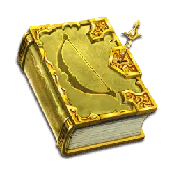 Golden Magic Book - decorative - No Watermark PNG