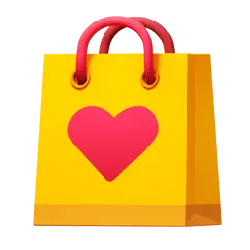 Heart Shopping Bag - heart - Transparent Background PNG