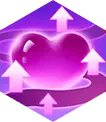 Purple Heart Gemstone - colorful - Transparent Layer PNG