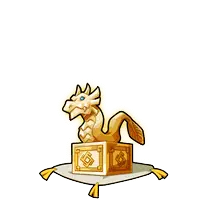 Dragon Chest - gold - mysterious - Lossless PNG
