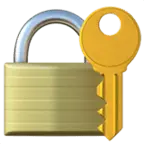 Lock and Key - Transparent Background PNG