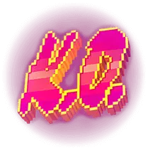 K.O. - pixel art - No Watermark PNG