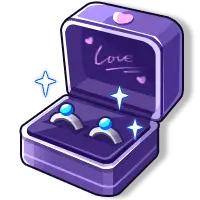 Love Ring Box - shining - High Resolution PNG