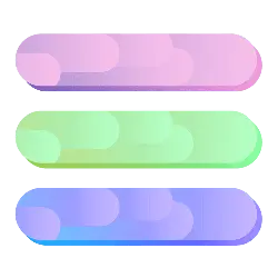 Color Gradient Bars - minimalism - No Watermark PNG