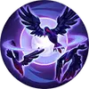 Purple Light Eagle Shadow - magic - Lossless PNG