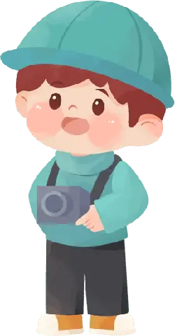 Boy with Hat - smile - Lossless PNG