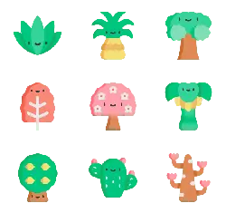 Cartoon Plants - cartoon - No Watermark PNG