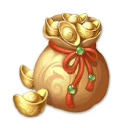 Bag of Gold Coins - Transparent Background PNG