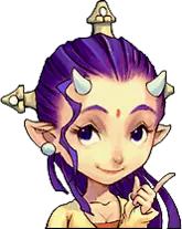 Purple-Haired Elf Girl - girl - Free PNG