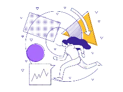Running Woman - graphic design - Transparent Background PNG