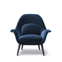 Blue Armchair - elegant - No Background PNG