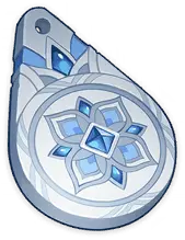 Ice Crystal Pendant - decorative item - PNG