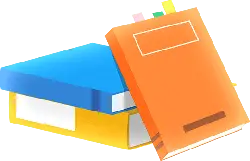 Colorful Books - learning - Fast Download PNG
