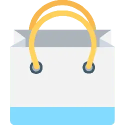 Shopping Bag - simple design - No Watermark PNG