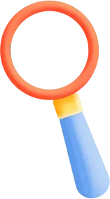 Magnifying Glass - observe - toy - Transparent Background PNG