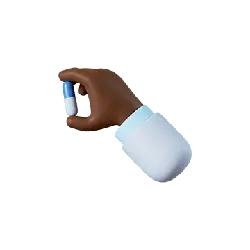 Hand Holding a Pill - pill - PNG