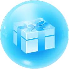 Blue Gift Box - gift - present - PNG