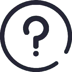Question Mark Icon - design element - Transparent Background PNG