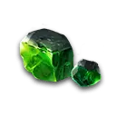 Green Crystal - No Background PNG