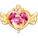 Pink Gemstone Heart Necklace - necklace - Free PNG