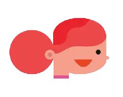 Red-haired Girl - smile - red hair - Lossless PNG