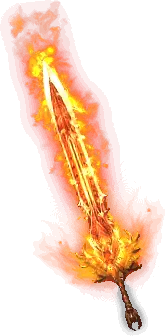 Flaming Sword - light - Free Download PNG
