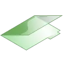 Green Transparent Cube - transparent - No Watermark PNG