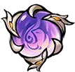Purple Crystal Phoenix - magic - Transparent Layer PNG