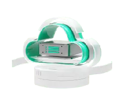 Cloud-shaped Headphones - technology - No Watermark PNG