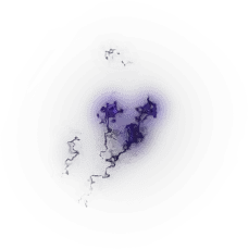 Purple Glowing Object - light source - Transparent Background PNG