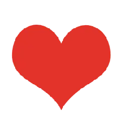 Red Heart - logo - heart - High Resolution PNG