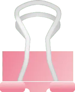 Paperclip - office - plastic - No Watermark PNG