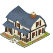 Pixel House - pixel style - Transparent Background PNG