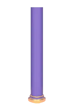 Purple Cylinder Column - metal - High Resolution PNG