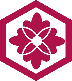 Hexagon Flower Pattern - pink - High Resolution PNG