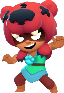 Red Bear Warrior - game character - Lossless PNG