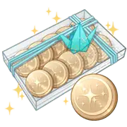 Gold Coin Box - gold - High Resolution PNG